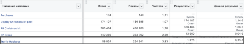 Рекламная кампания интернет-магазина косметики