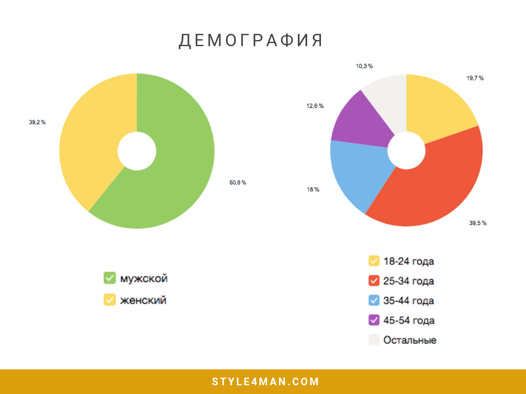 Блог о моде с трафиком 100 тыс посетителей в месяц